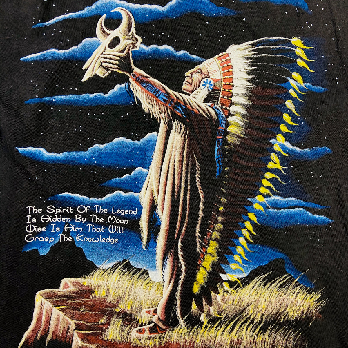 1980s NATIVE INDIAN FADED TEE