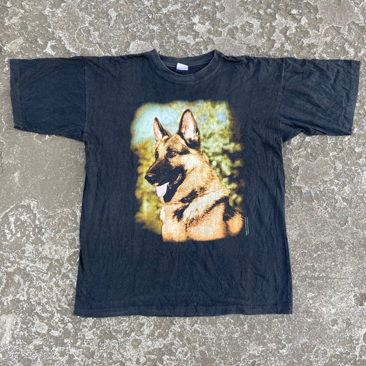 1990s SHEPHERD DOG FADED SINGLE STITCHED TEE