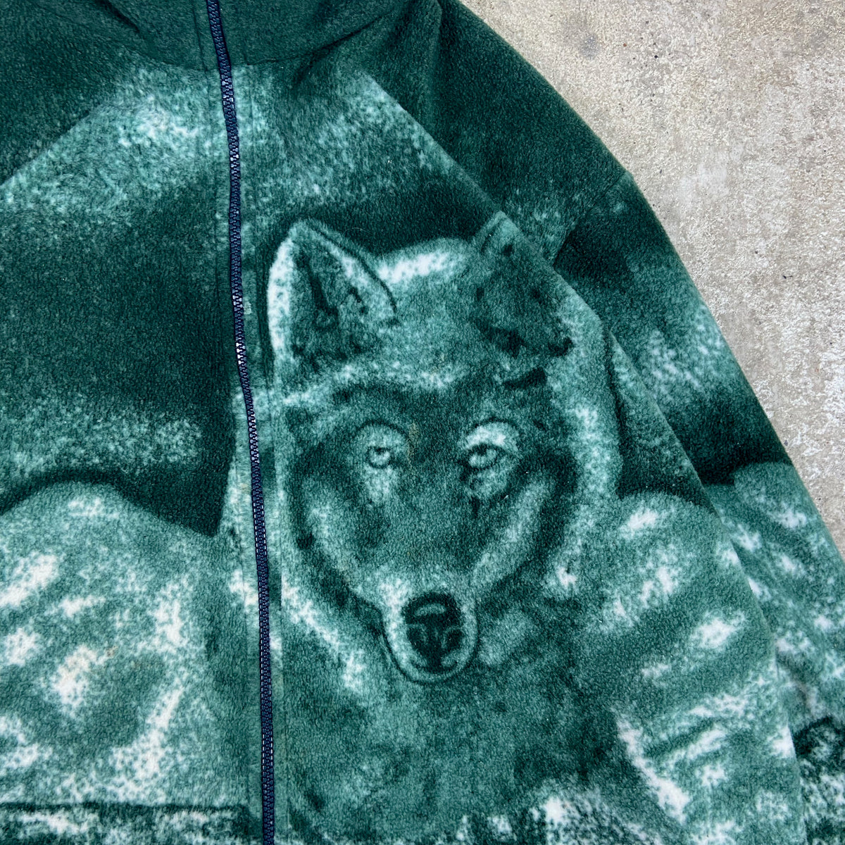 WINTER MOUNTAIN WOLF TEDDY FLEECE COAT SHERPA JACKET 1990s