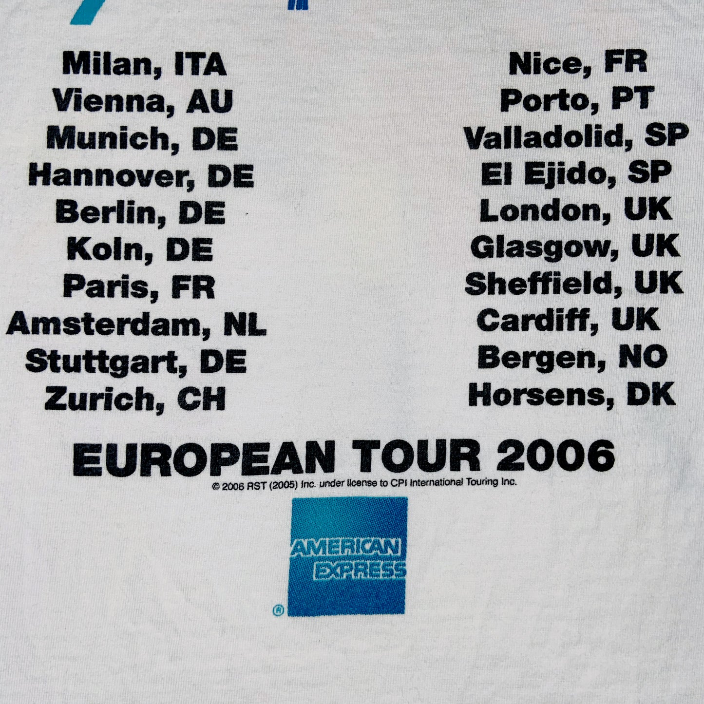 2006 ROLLING STONES "BIGGER BANG!" TEE