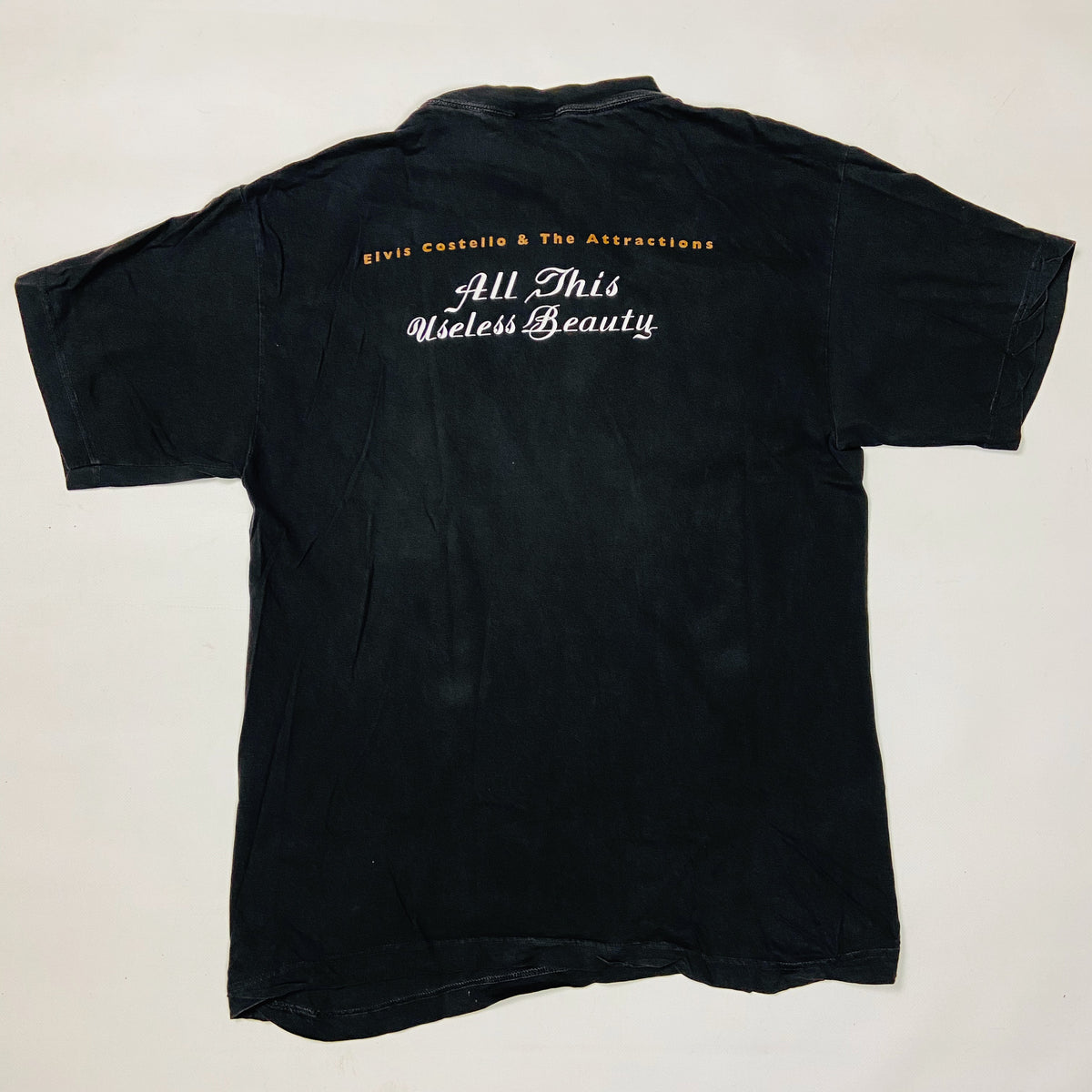 ELVIS COSTELLO & THE ATTRACTIONS "USELESS BEAUTY" TEE 1980s
