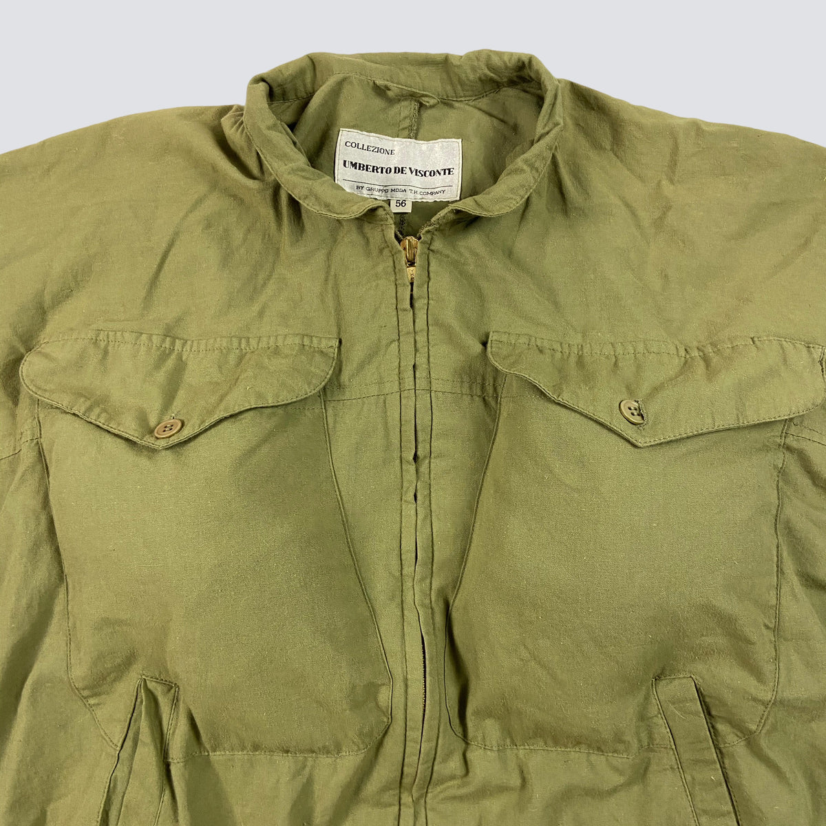 1980s UMBERTO DE VISCONTE MULTIPOCKET "MILITARY" JACKET