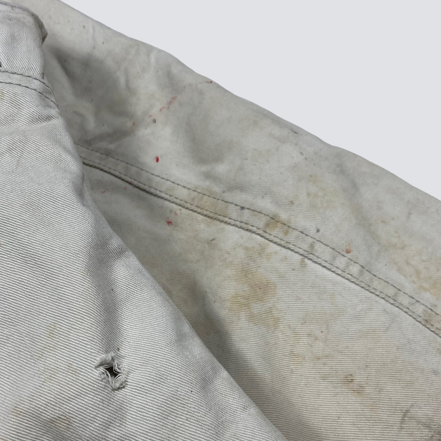 WRANGLER ALASKA BLUE BELL INC. DRILLING ARCTIC HEAVY WORK FADED JACKET 1970s