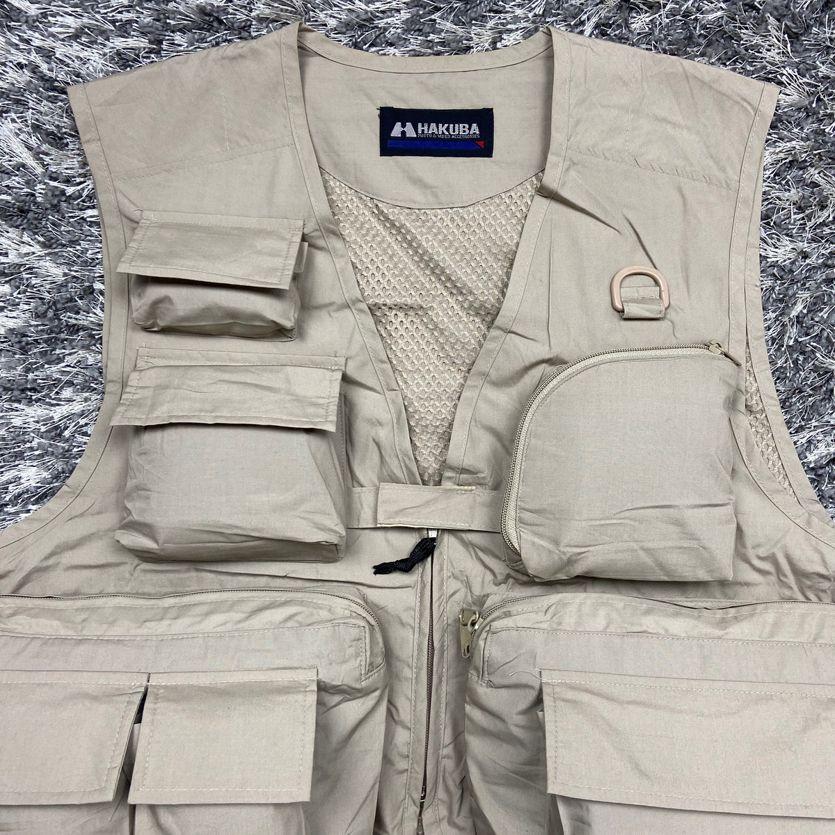 MULTIPOCKET UTILITY BONDAGE CARGO VEST 1990s