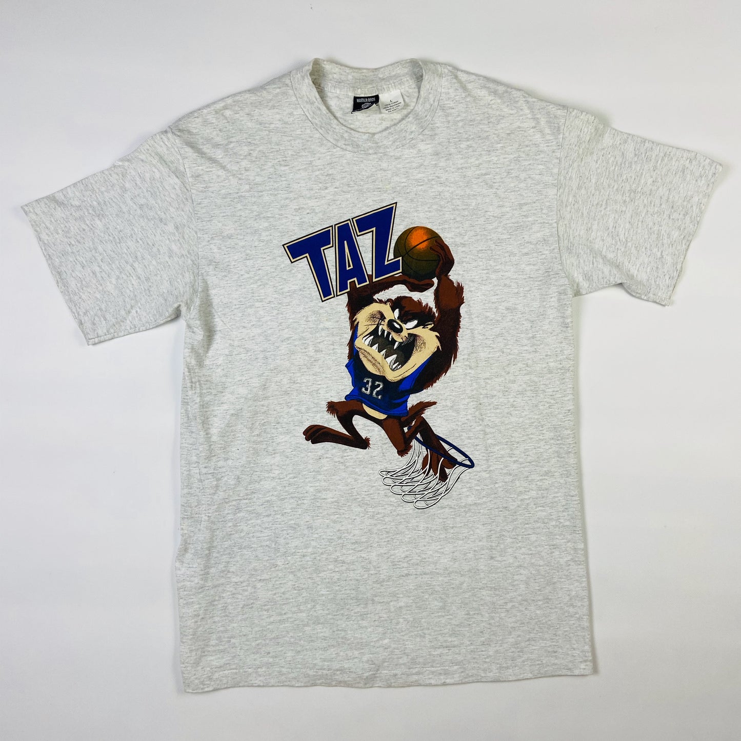 1996 TASMANIAN DEVIL LOONEY TUNES BASKETBALL TEE