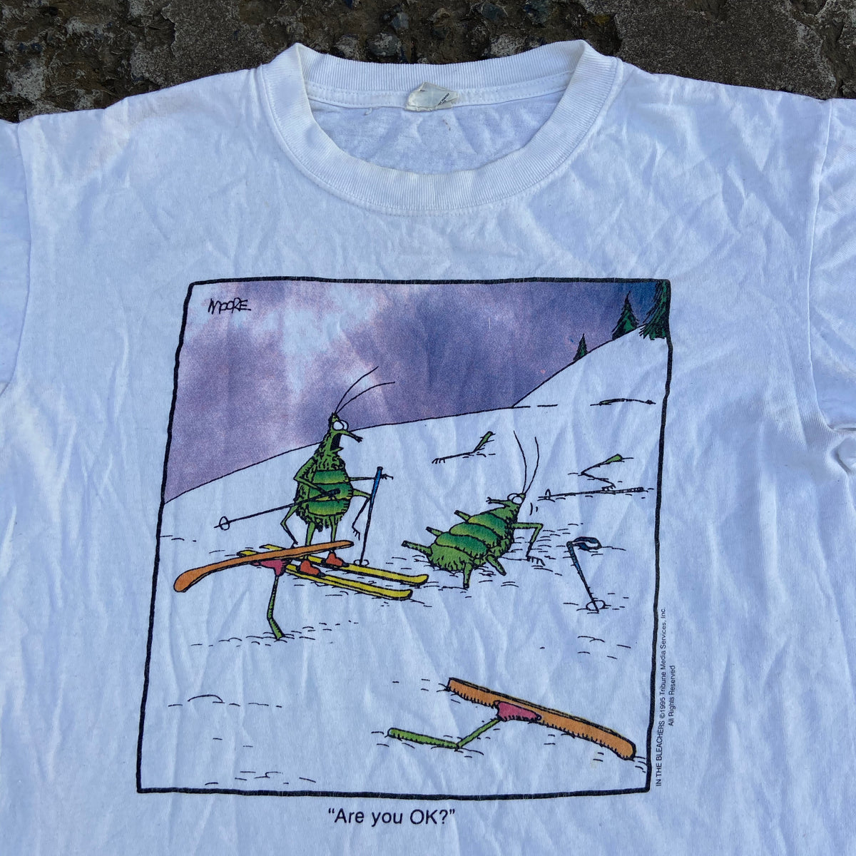"ARE you OK?" 1995 IN THE BLEACHERS BRECKENRIDGE TEE