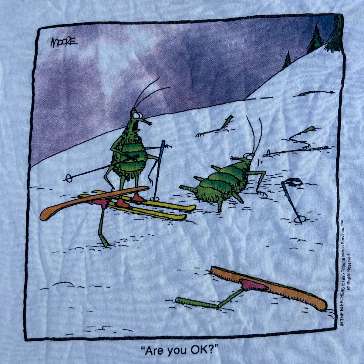 "ARE you OK?" 1995 IN THE BLEACHERS BRECKENRIDGE TEE