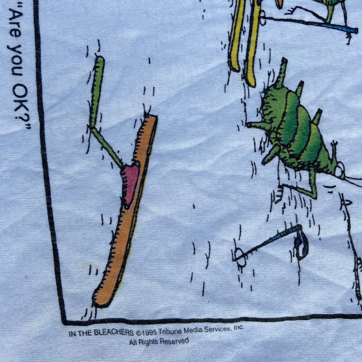 "ARE you OK?" 1995 IN THE BLEACHERS BRECKENRIDGE TEE