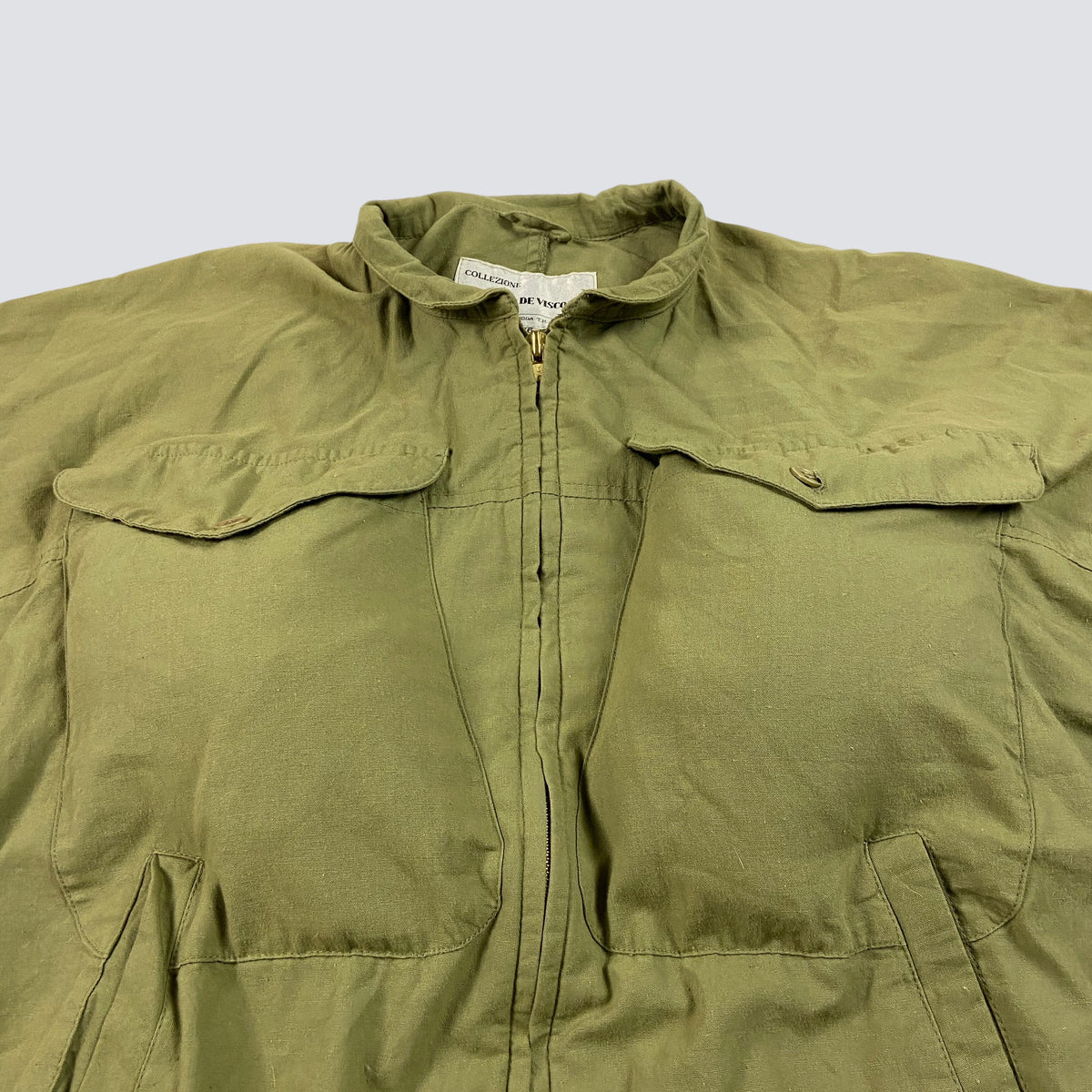1980s UMBERTO DE VISCONTE MULTIPOCKET "MILITARY" JACKET