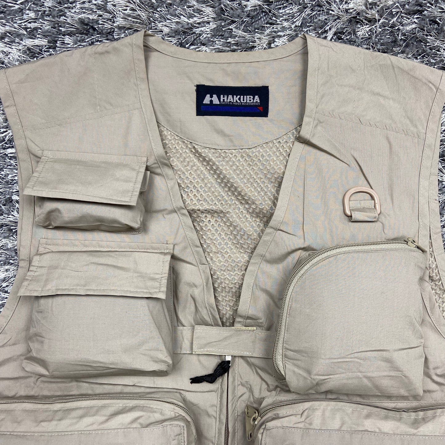 MULTIPOCKET UTILITY BONDAGE CARGO VEST 1990s
