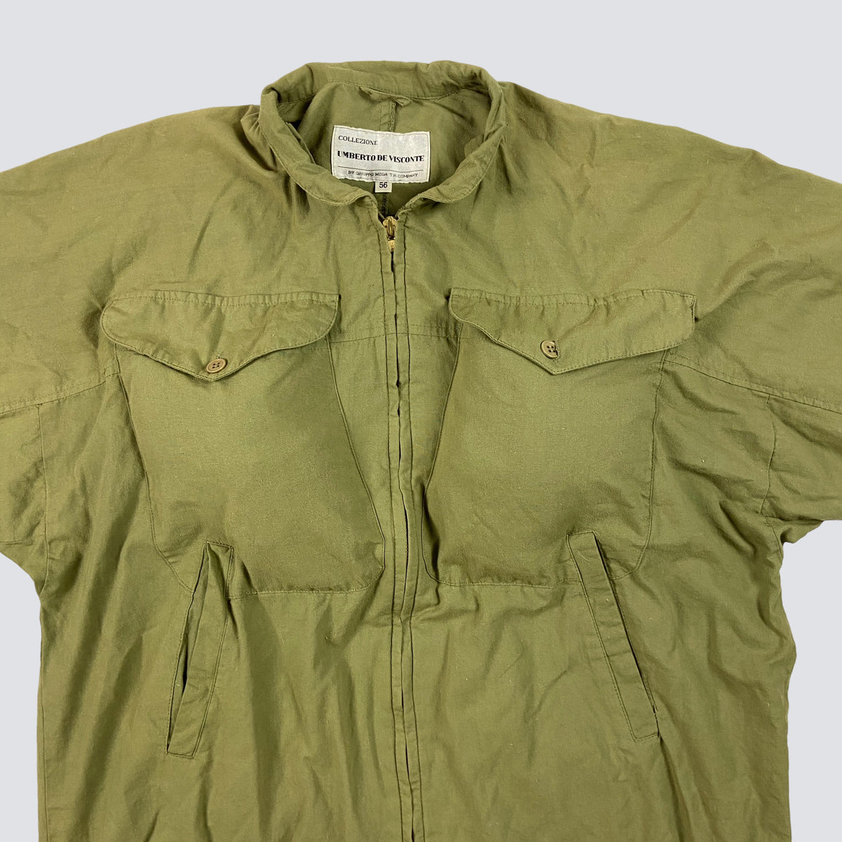 1980s UMBERTO DE VISCONTE MULTIPOCKET "MILITARY" JACKET