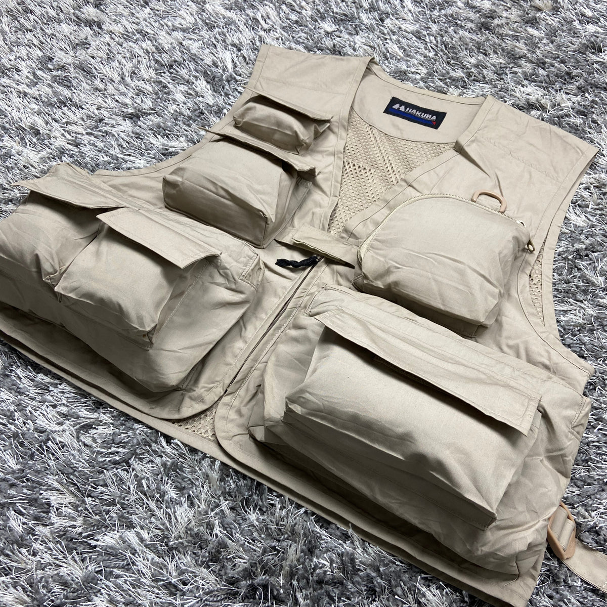 MULTIPOCKET UTILITY BONDAGE CARGO VEST 1990s