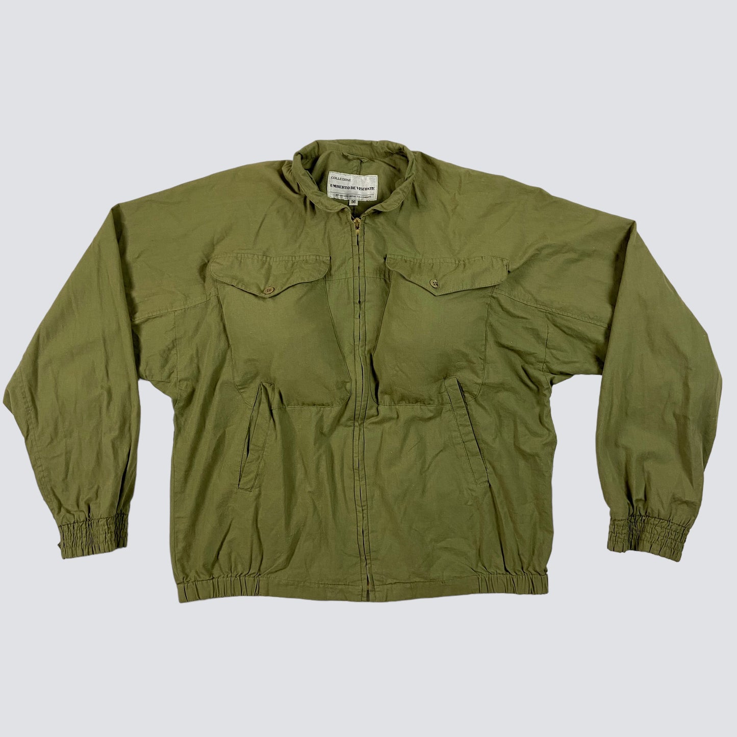 1980s UMBERTO DE VISCONTE MULTIPOCKET "MILITARY" JACKET
