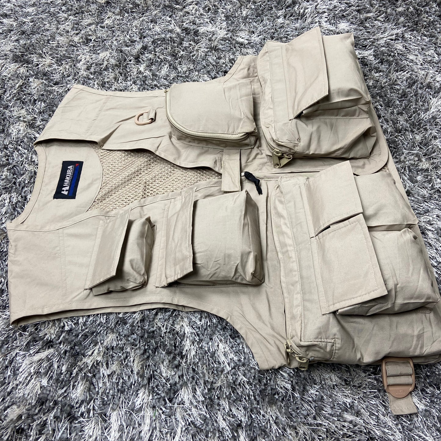 MULTIPOCKET UTILITY BONDAGE CARGO VEST 1990s