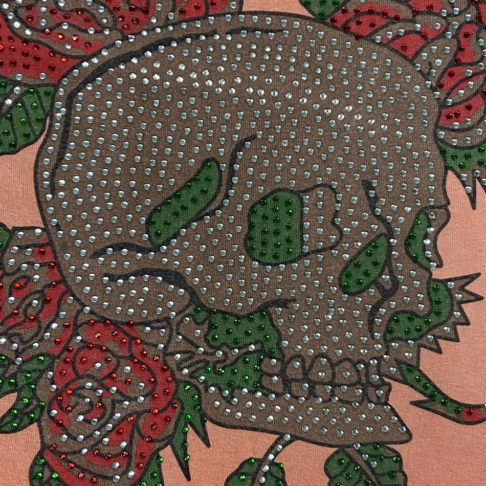 ED HARDY "FADED PEACH" TOP TEE 2000s