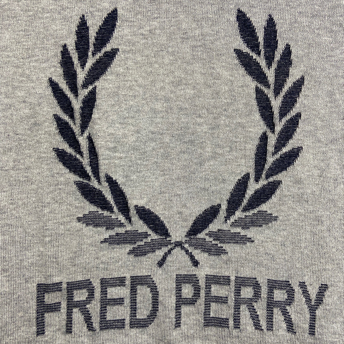 1990s FRED PERRY V NECK KNITTED SWEATER