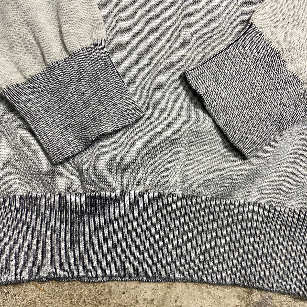1990s FRED PERRY V NECK KNITTED SWEATER
