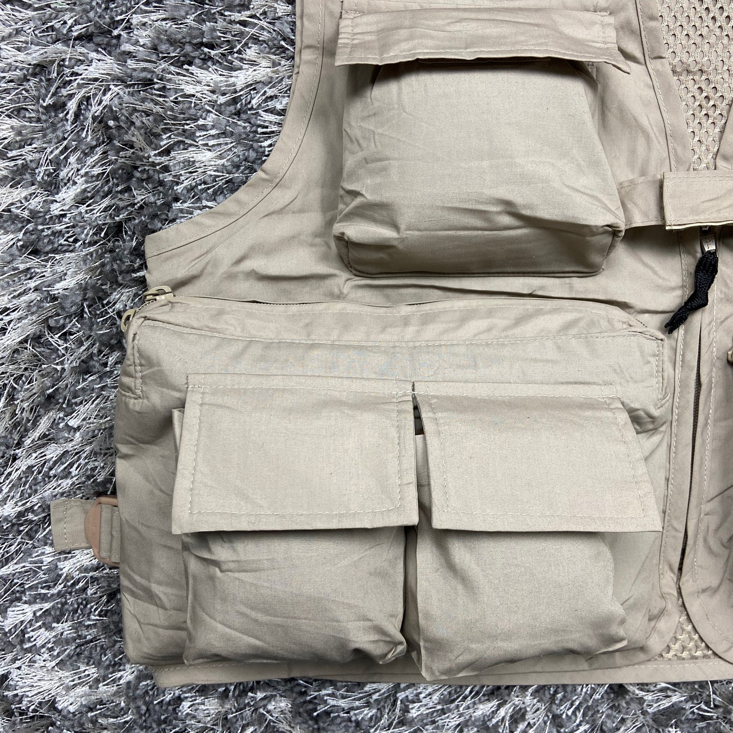 MULTIPOCKET UTILITY BONDAGE CARGO VEST 1990s