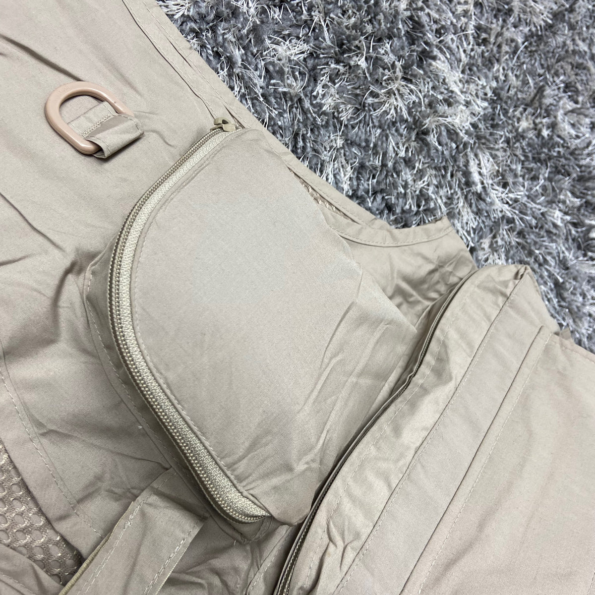 MULTIPOCKET UTILITY BONDAGE CARGO VEST 1990s