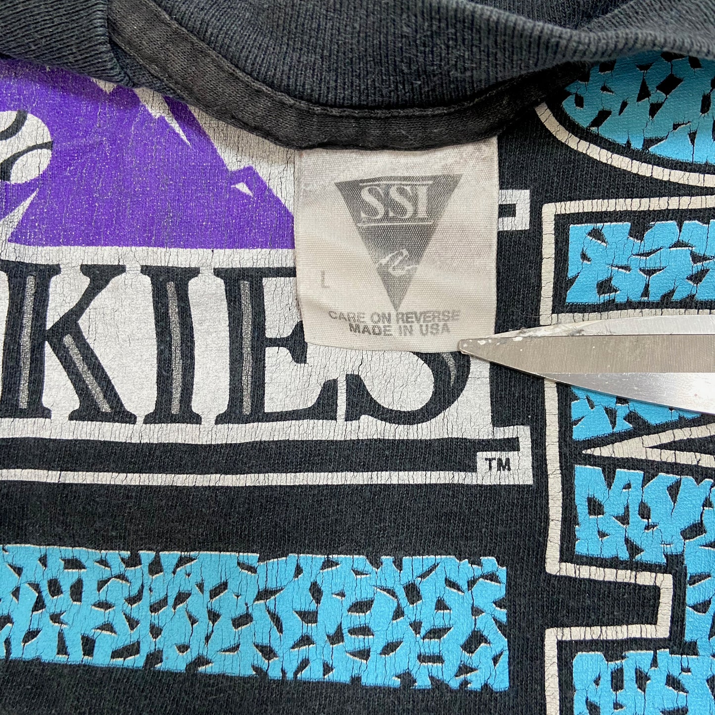 1991 COLORADO ROCKIES SINGLE STITCHED FADED TEE