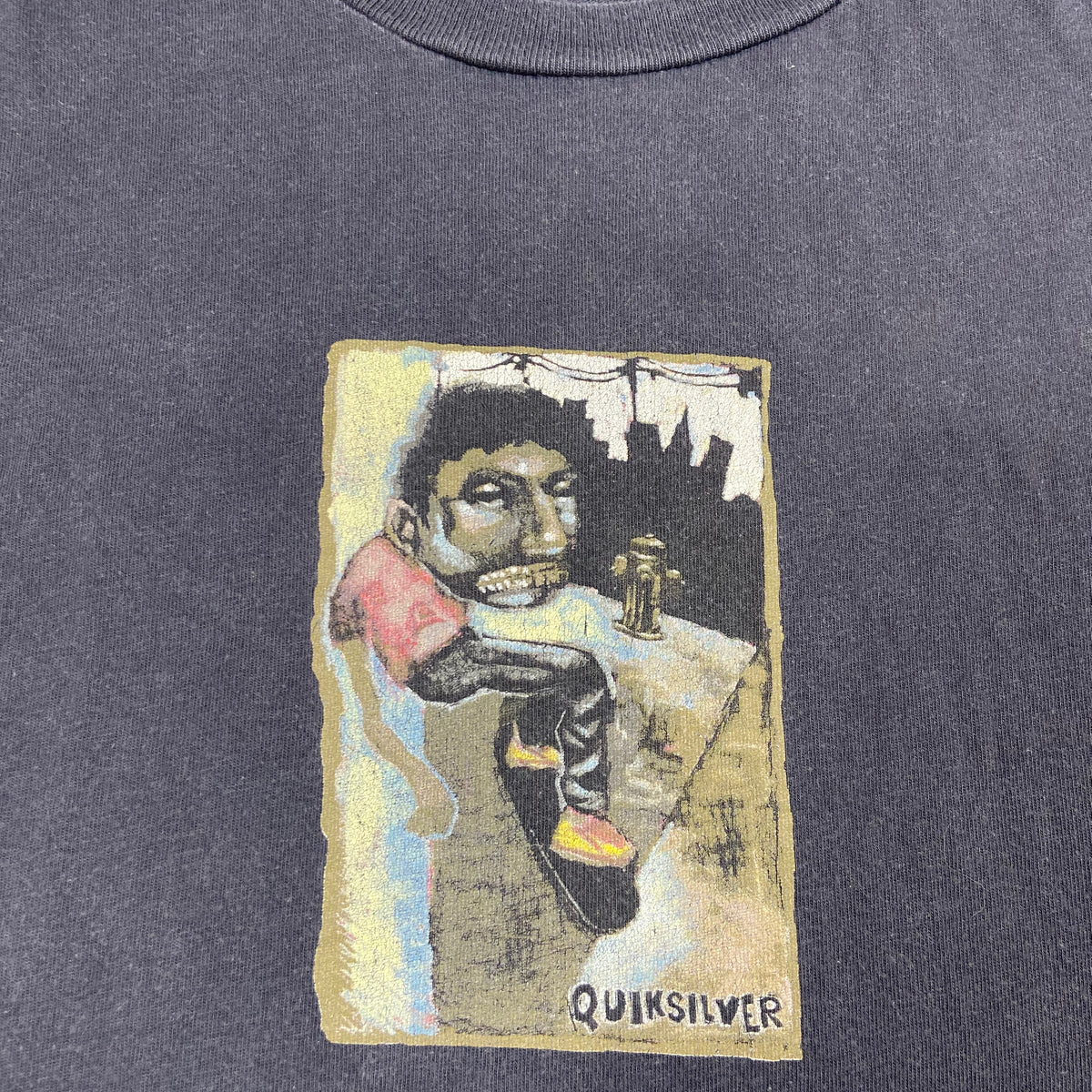 QUIKSILVER SUNFADED TEE 1990s