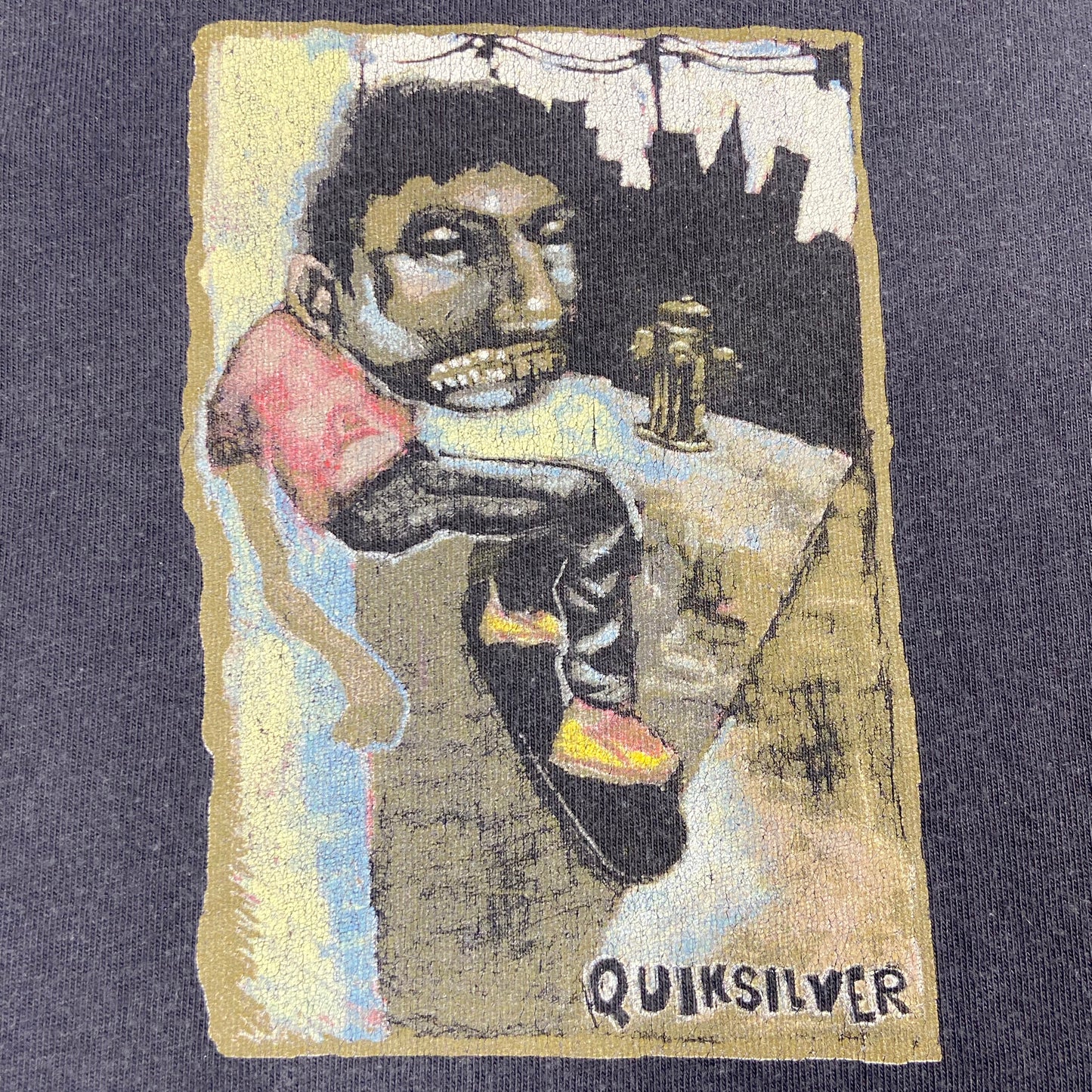 QUIKSILVER SUNFADED TEE 1990s