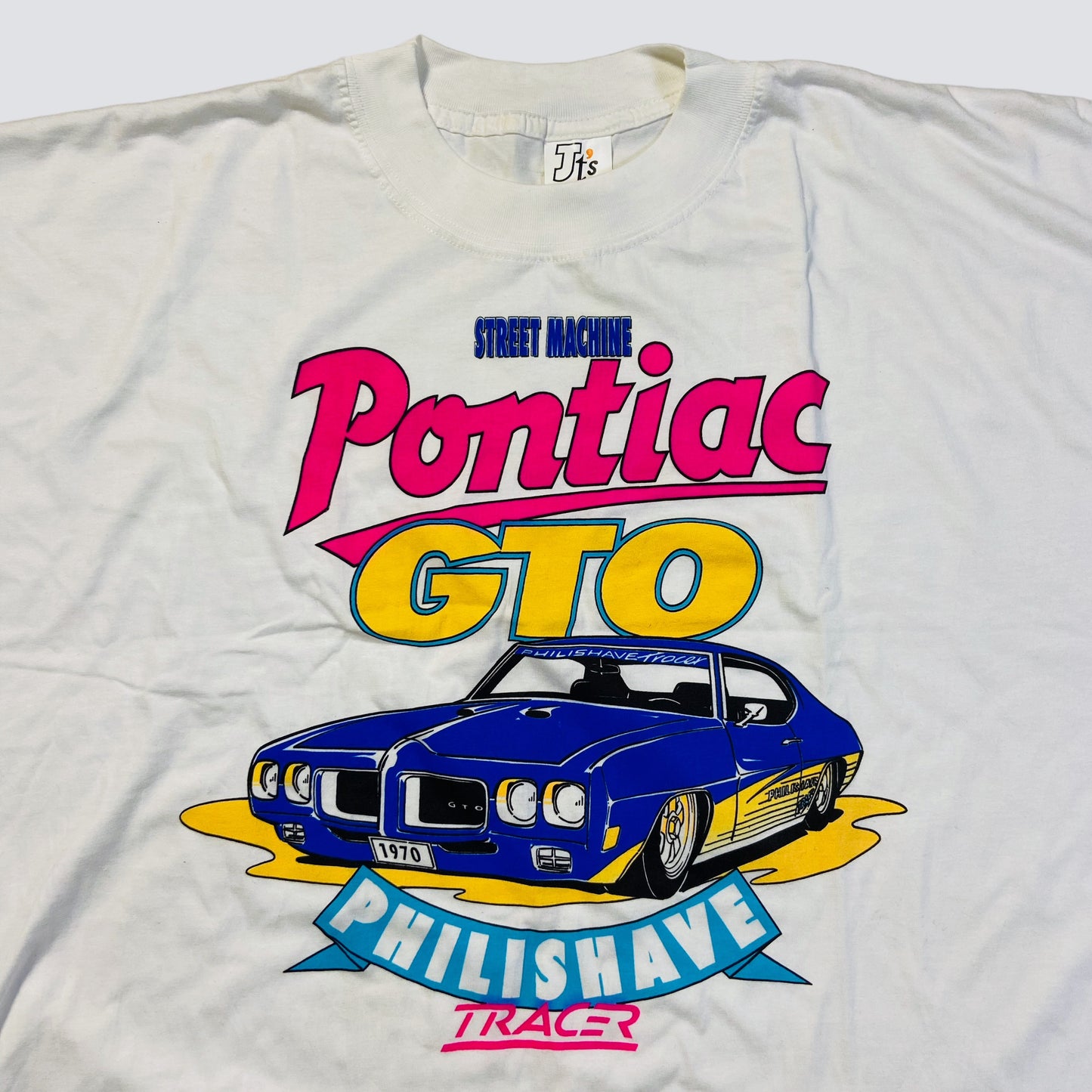 1980s PONTIAC GTO RACER STREET MACHINE PHILISHAVE TRACER TEE