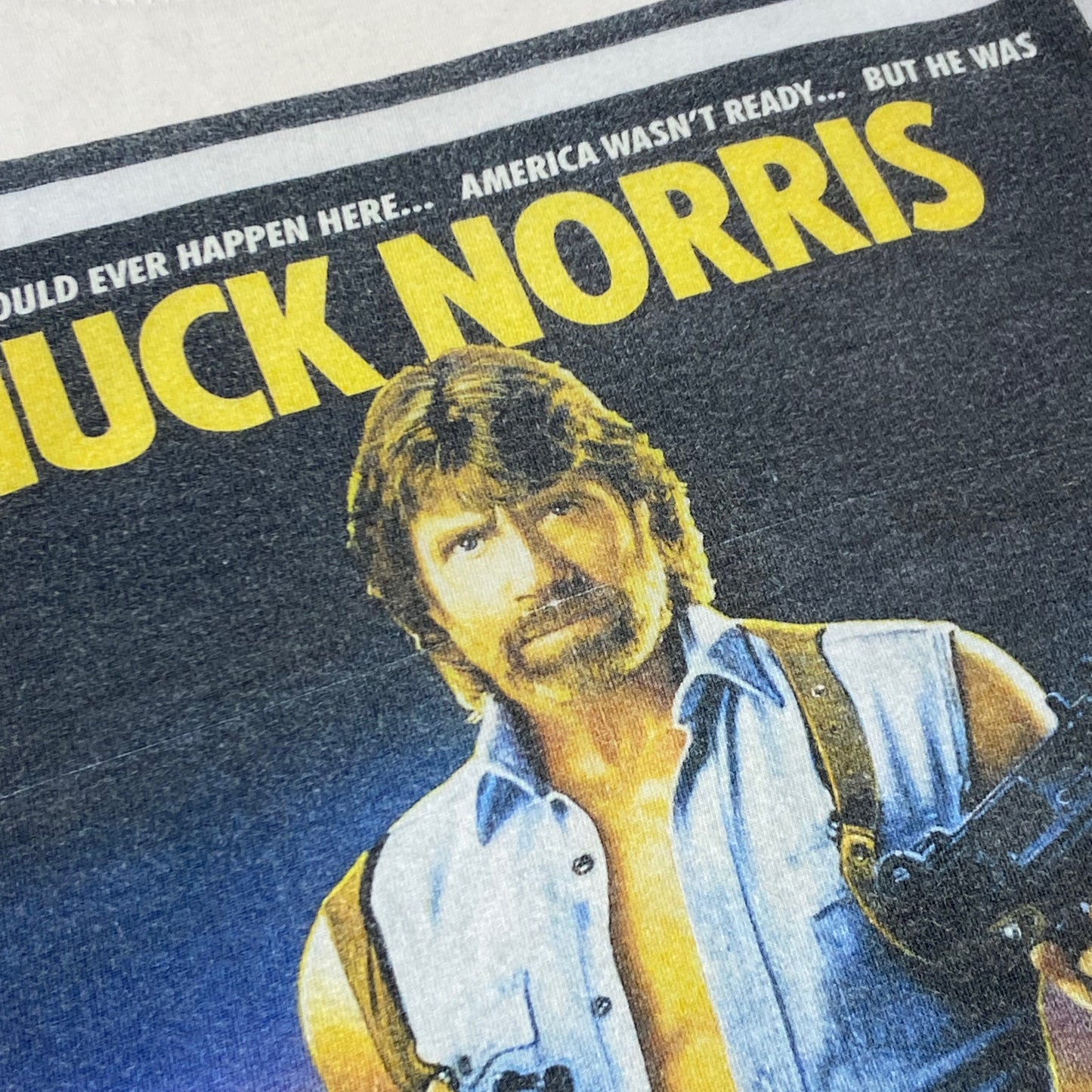 1990s CHUCK NORRIS INVASION USA RUSSELL ATHLETIC TEE