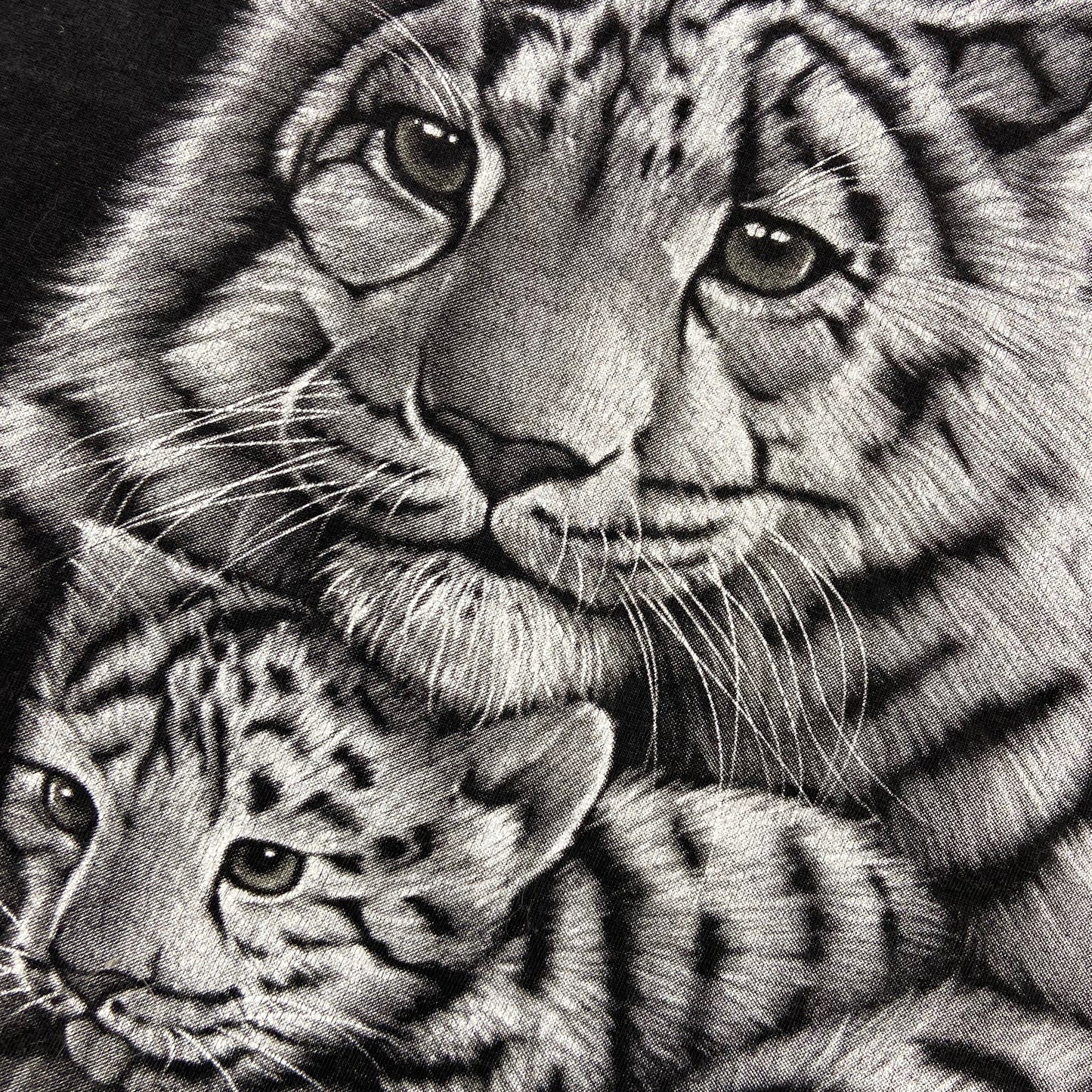 1990s CUTIE WHITE TIGERS FADED TEE
