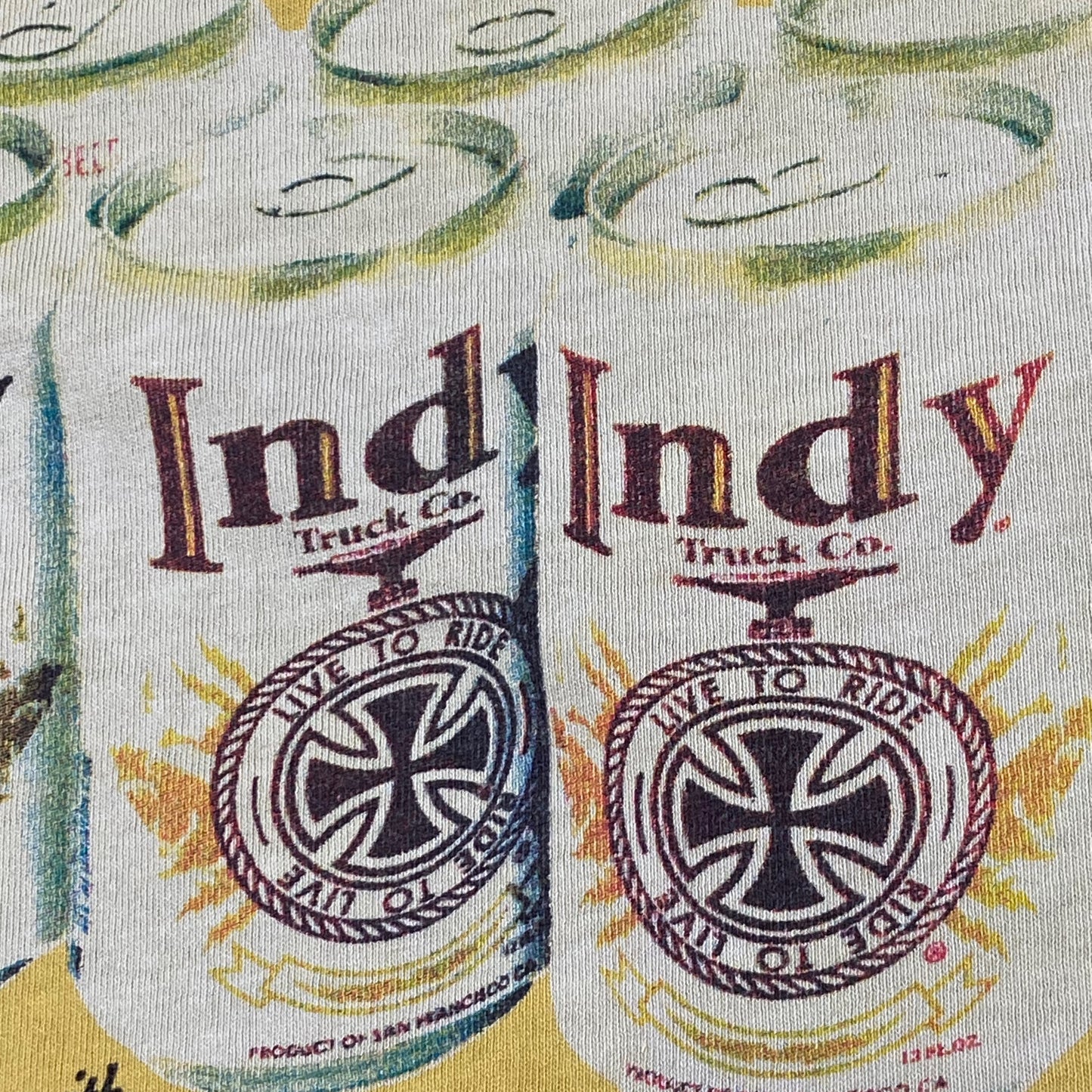 1990s "INDY BEER" INDEPENDENT TEE