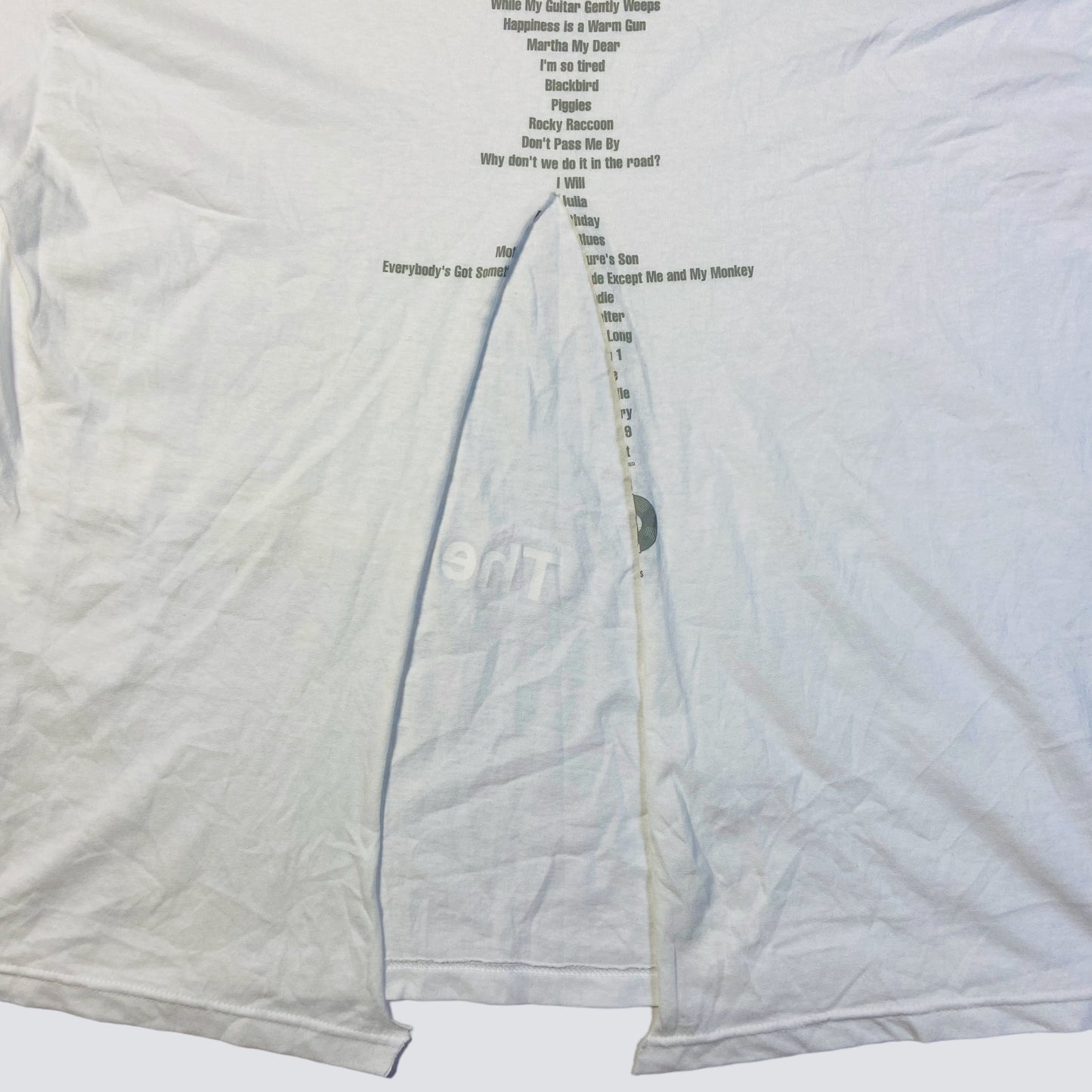 1980s "THE WHITE" BEATLES ALBUM TEE