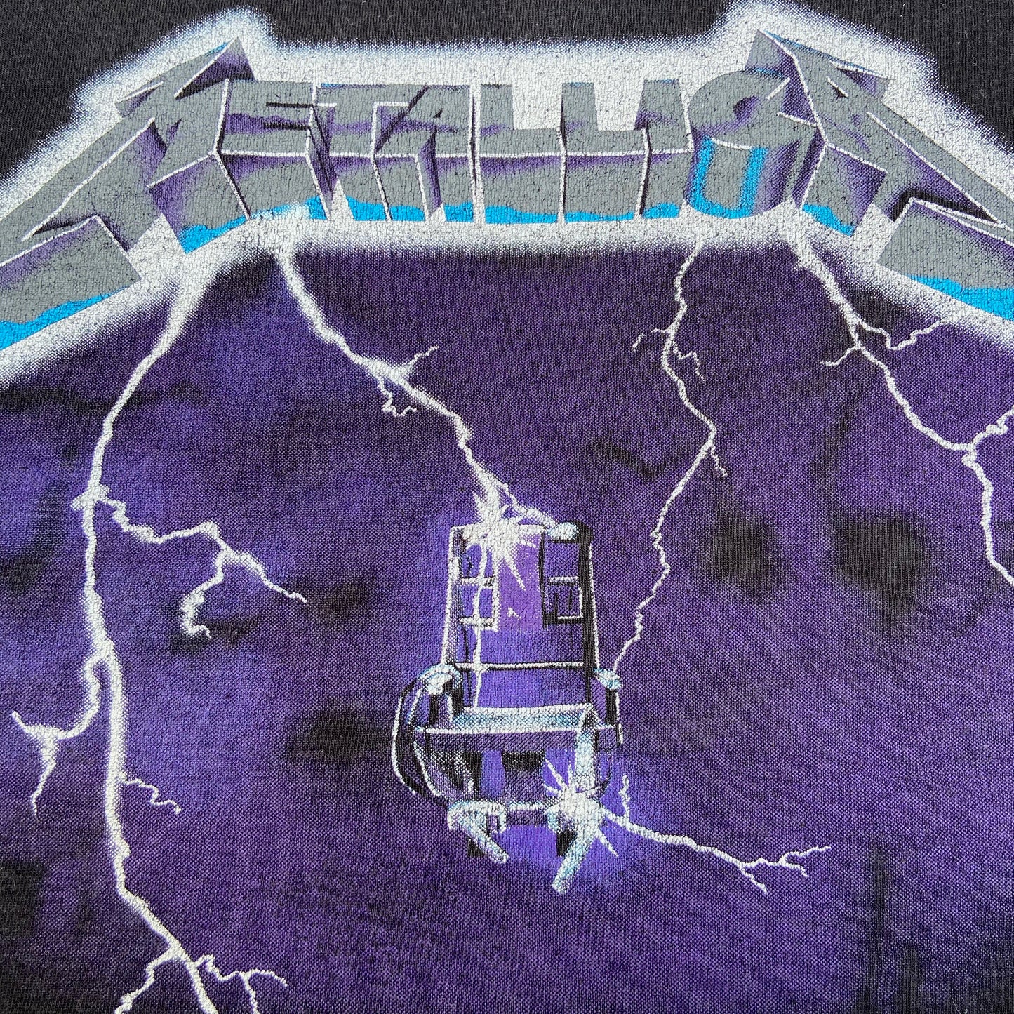 1984 METALLICA "RIDE THE LIGHTNING" DISTRESSED TEE