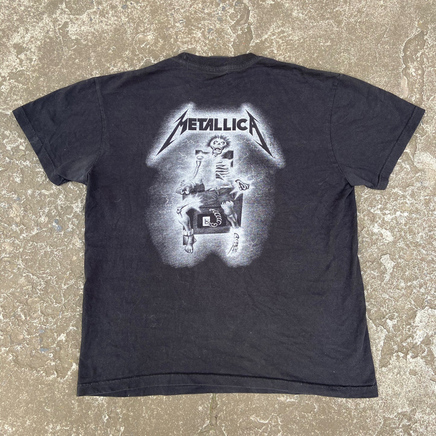 1984 METALLICA "RIDE THE LIGHTNING" DISTRESSED TEE
