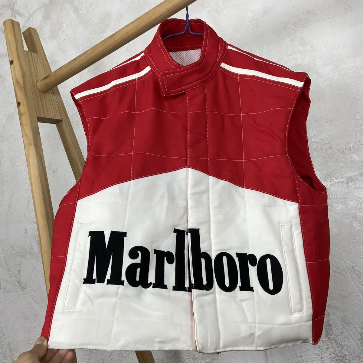 1980s MARLBORO REWORKED BANDANA VEST