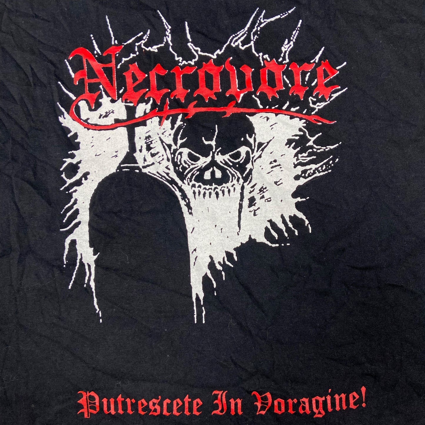 2008 NECROVORE UNRELEASED EVIL DISTRESSED TANK TOP