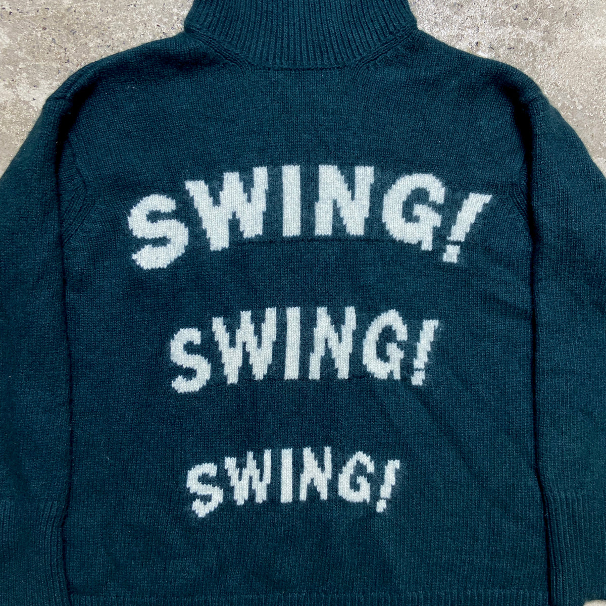SANDRO SWING! WOOL HEAVY KNITTED GOLF SWEATER