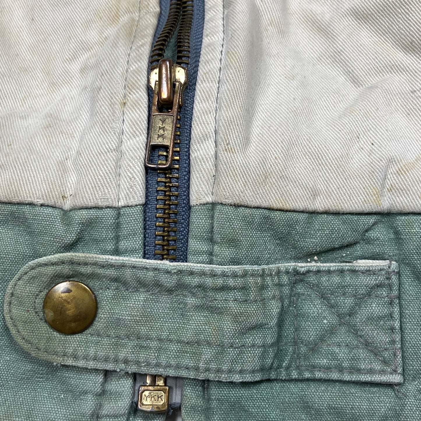 WRANGLER ALASKA BLUE BELL INC. DRILLING ARCTIC HEAVY WORK FADED JACKET 1970s