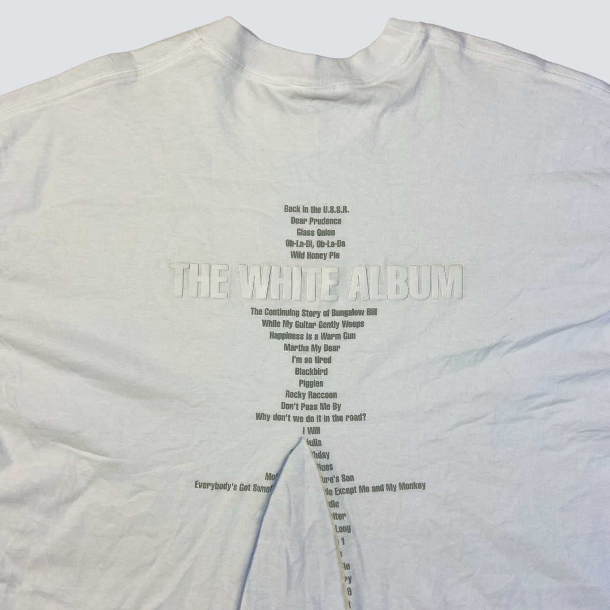 1980s "THE WHITE" BEATLES ALBUM TEE