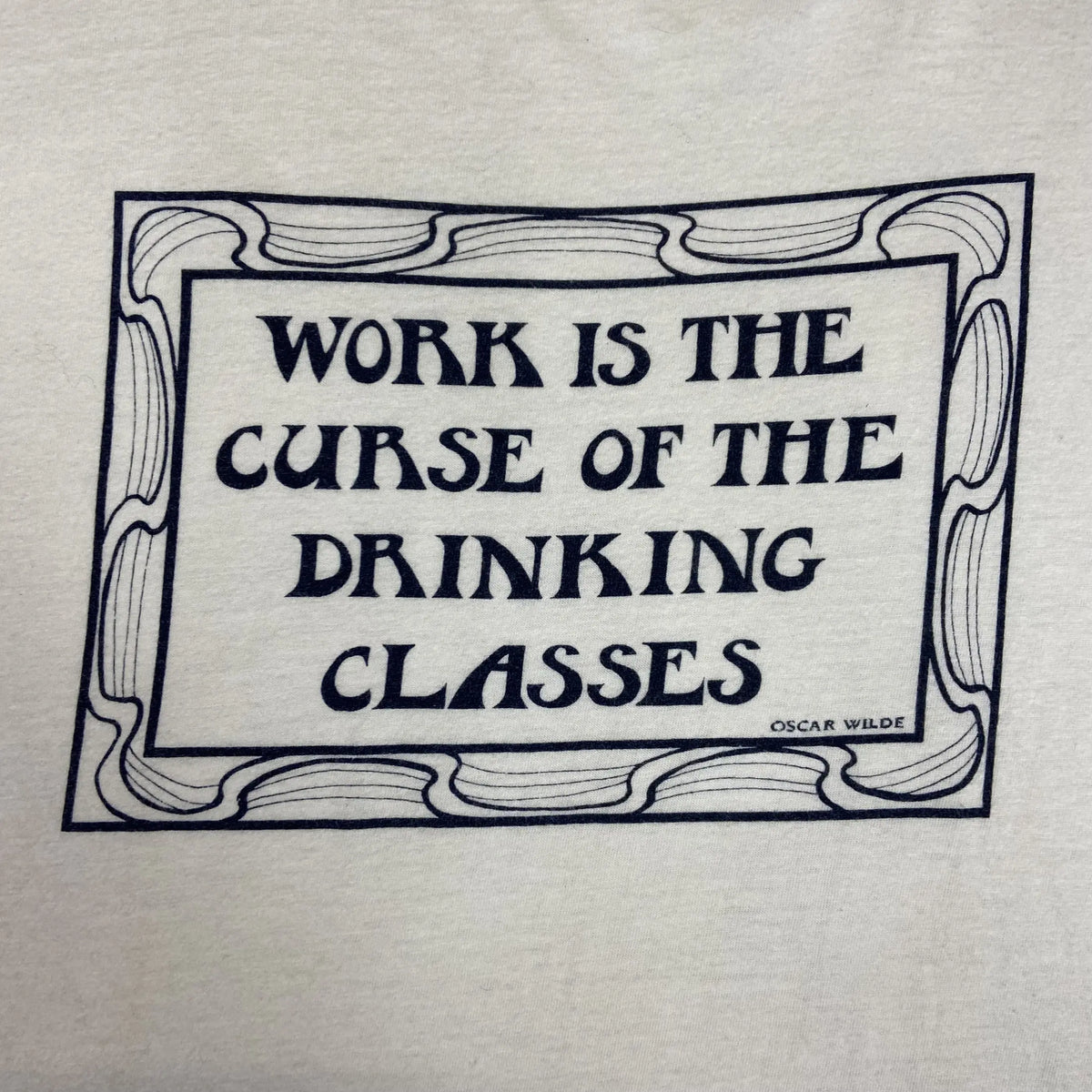1980s OSCAR WILDE - SINGLE STITCHED TEE