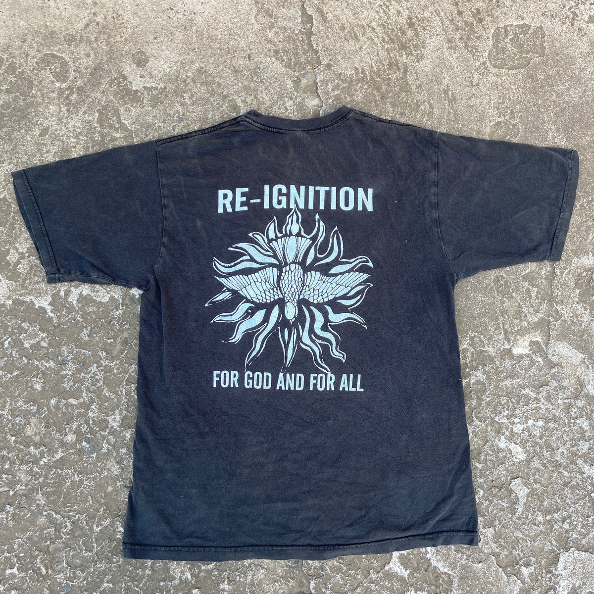 1990 EXODUS ARMIA RE-IGNITION FOR GOD AND FOR ALL TEE