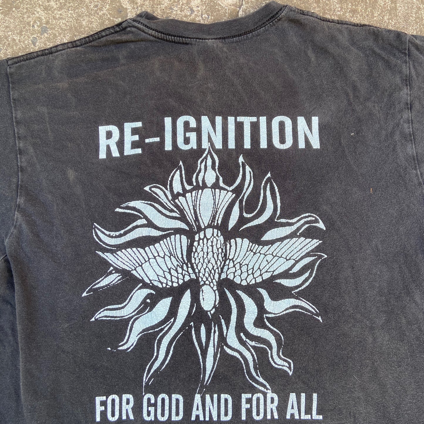 1990 EXODUS ARMIA RE-IGNITION FOR GOD AND FOR ALL TEE