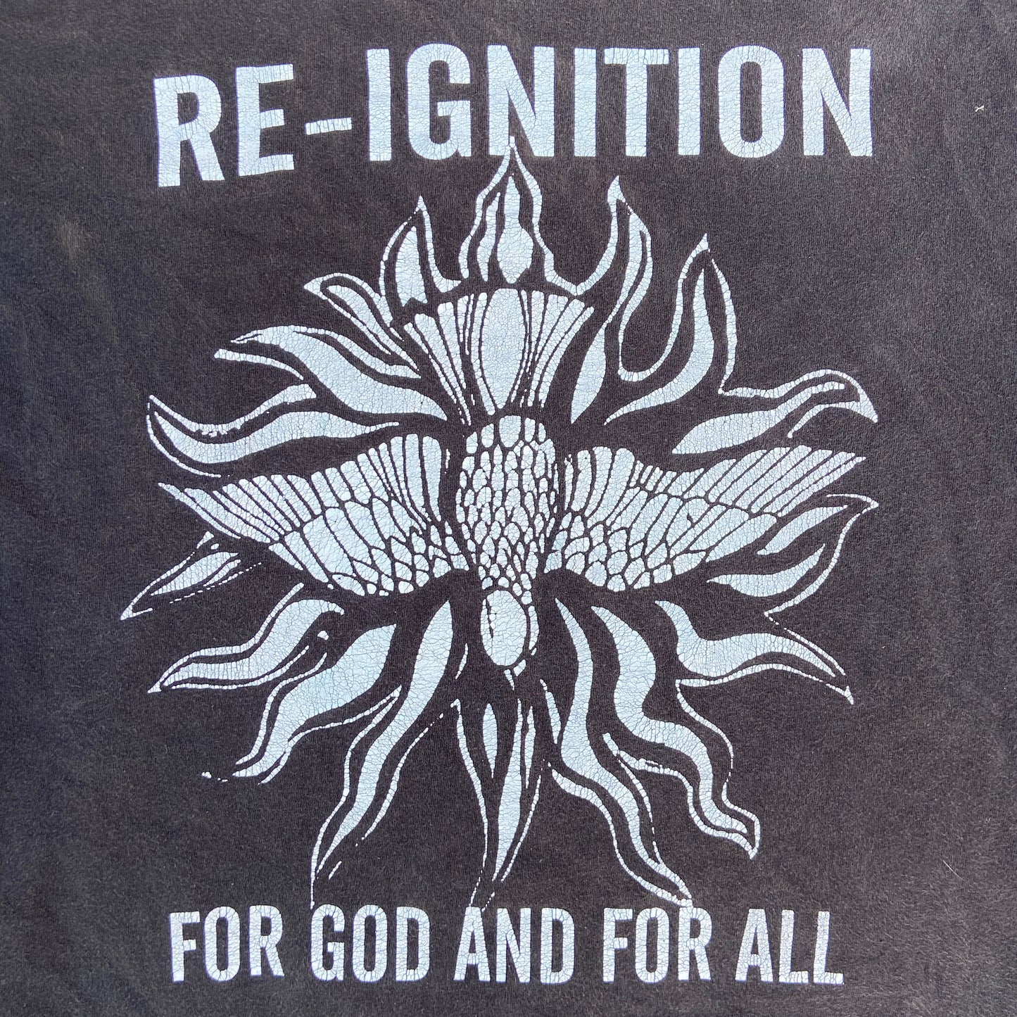 1990 EXODUS ARMIA RE-IGNITION FOR GOD AND FOR ALL TEE