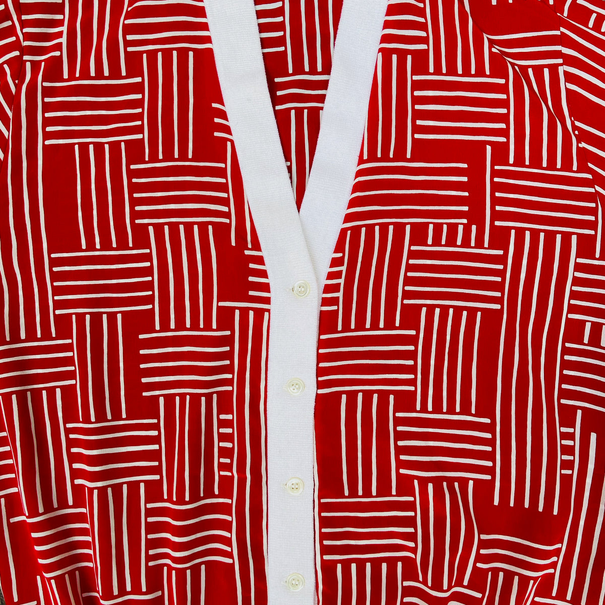 AQUASCUTUM 1980s SILK CARDIGAN MADE IN FRANCE