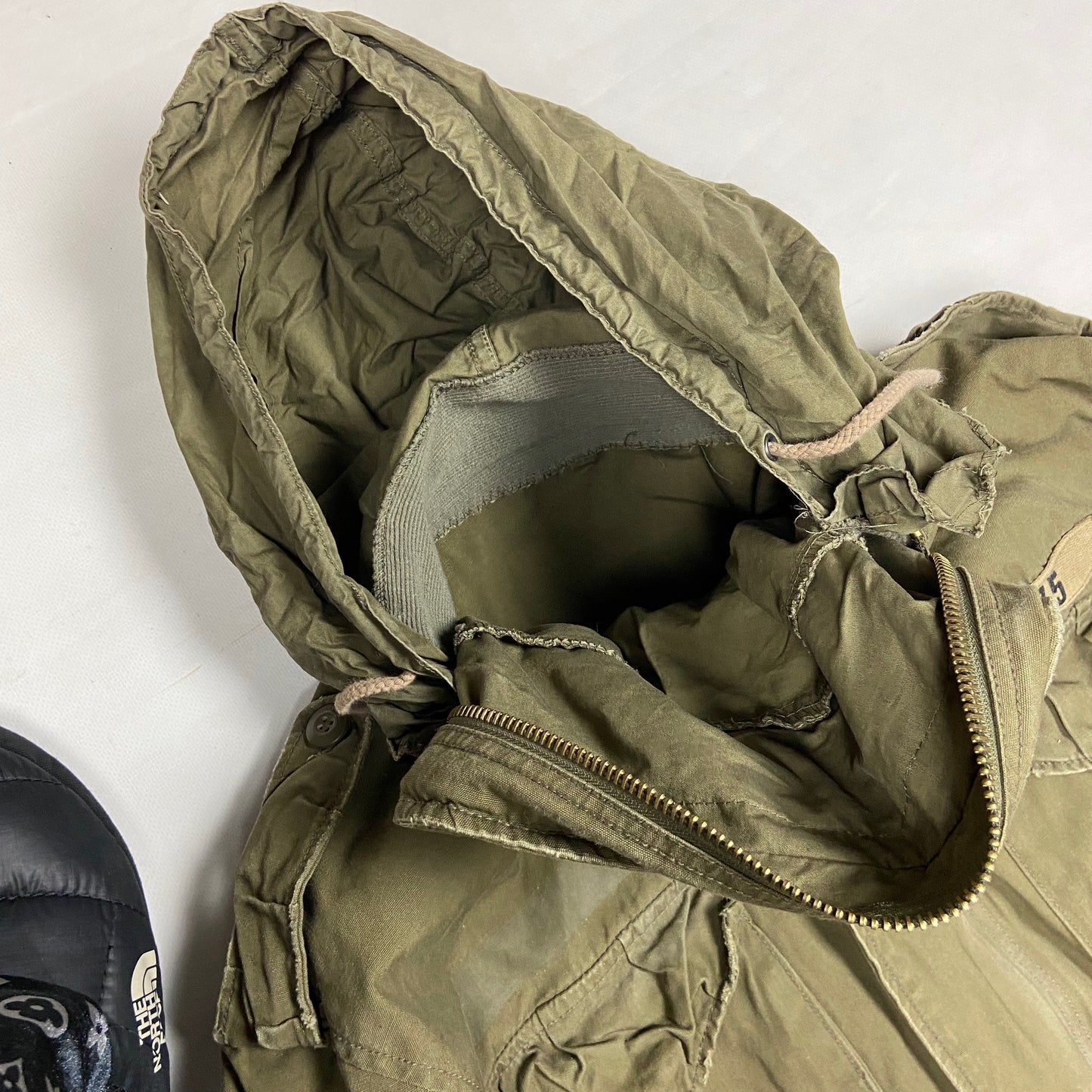 1970s SURPLUS M-65 S&T-75 MULTIPOCKET BONDAGE FADED FIELD JACKET