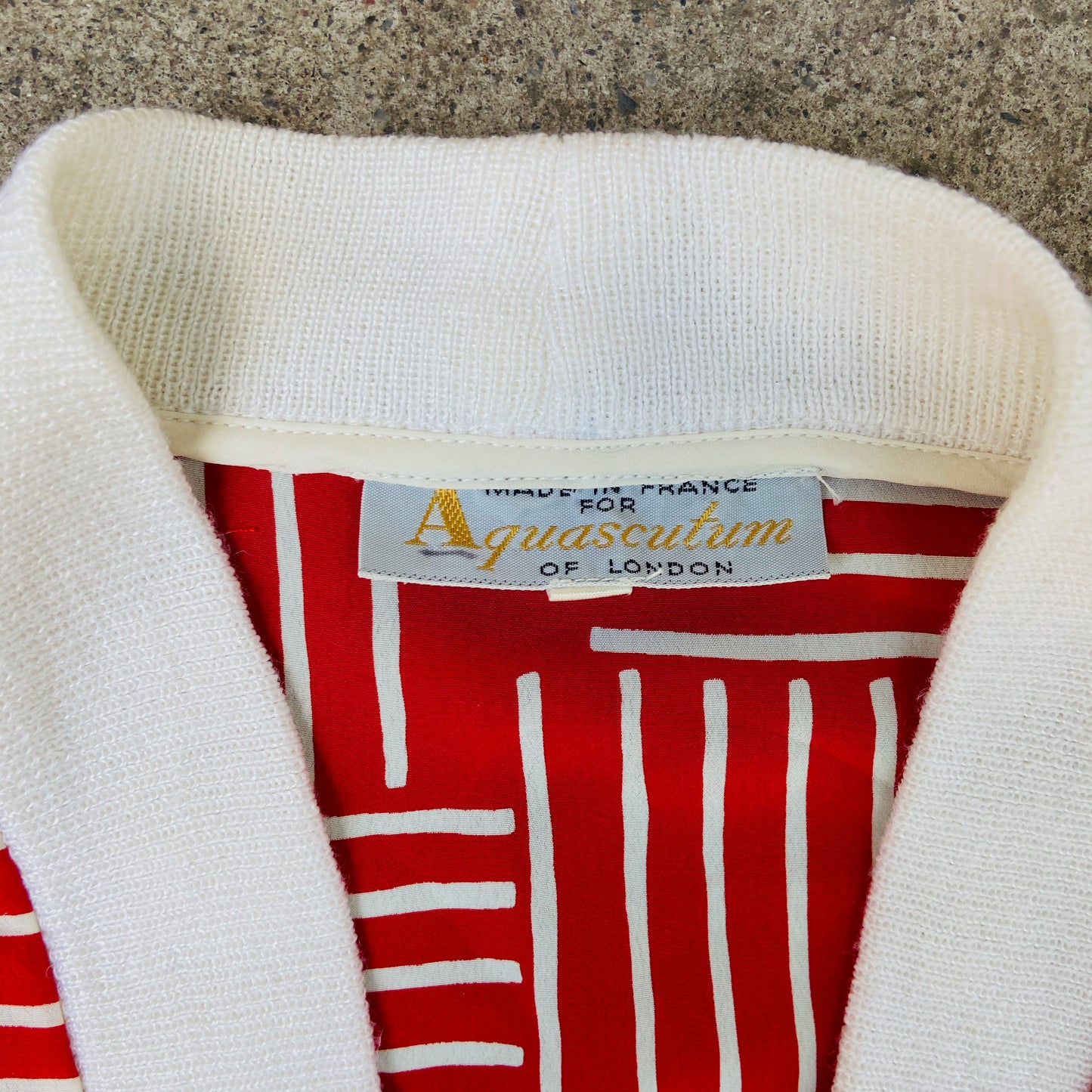 AQUASCUTUM 1980s SILK CARDIGAN MADE IN FRANCE