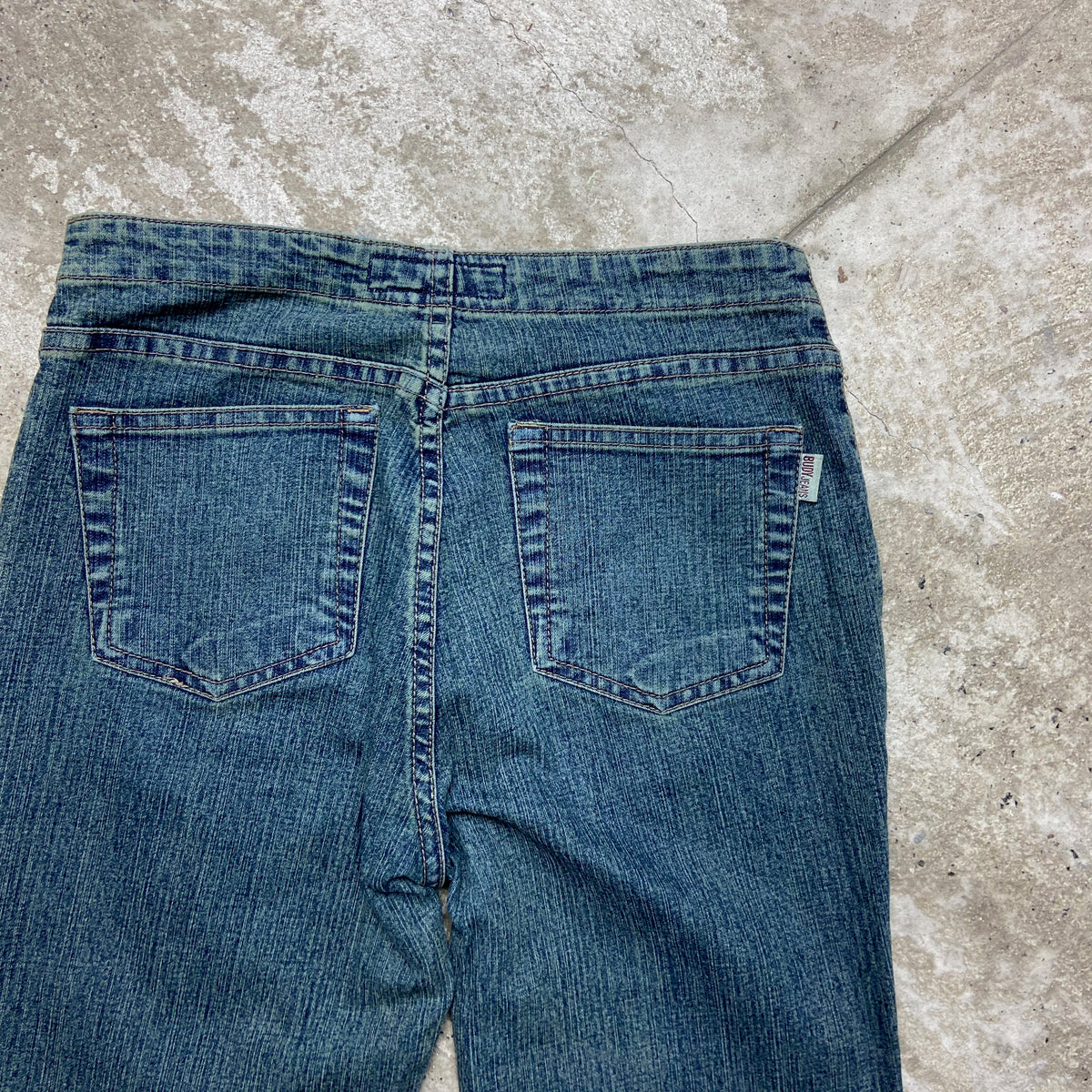 FLARE BONDAGE JEANS PANTS 1990s
