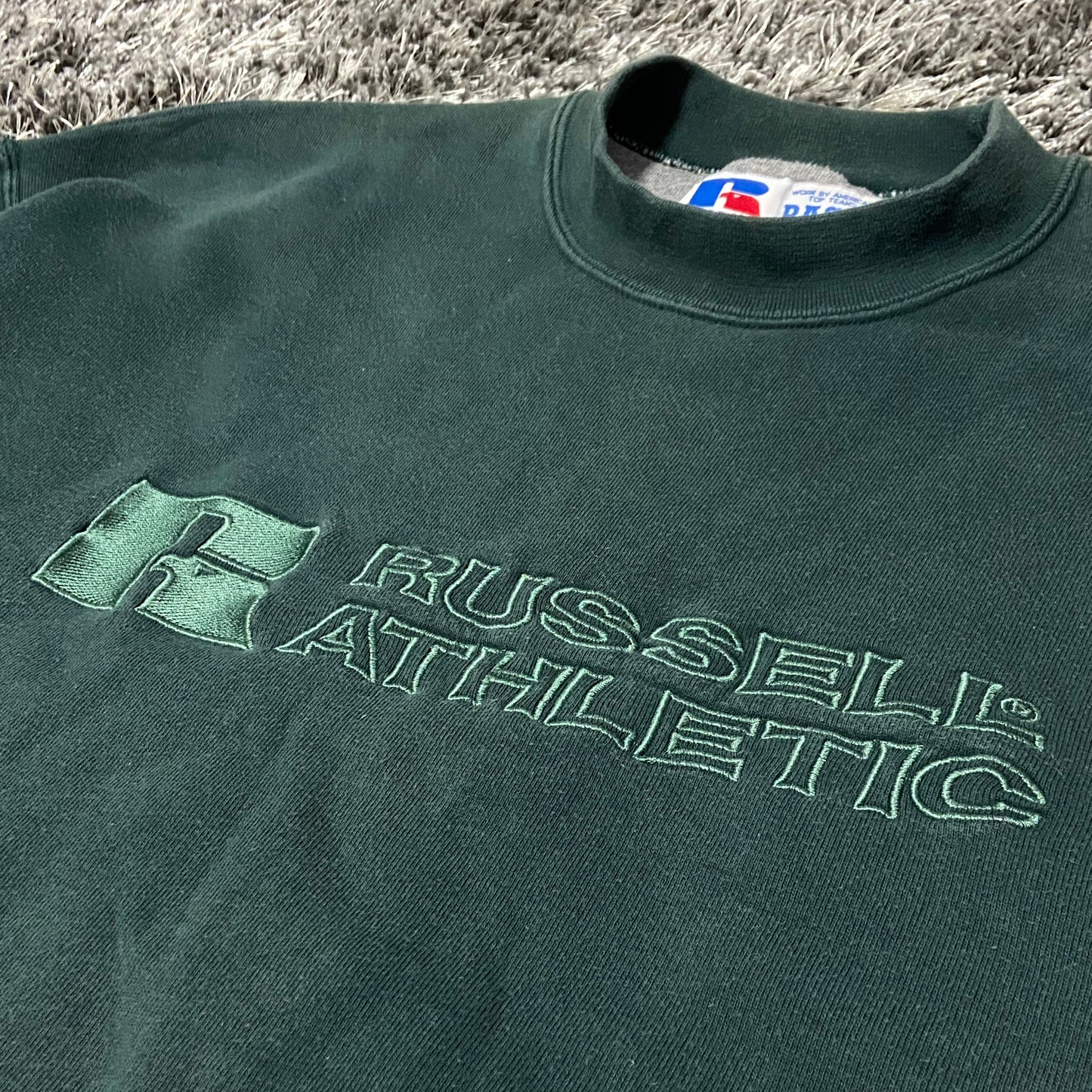 RUSSELL ATHLETIC EMERALD SWEATSHIRT 1990s