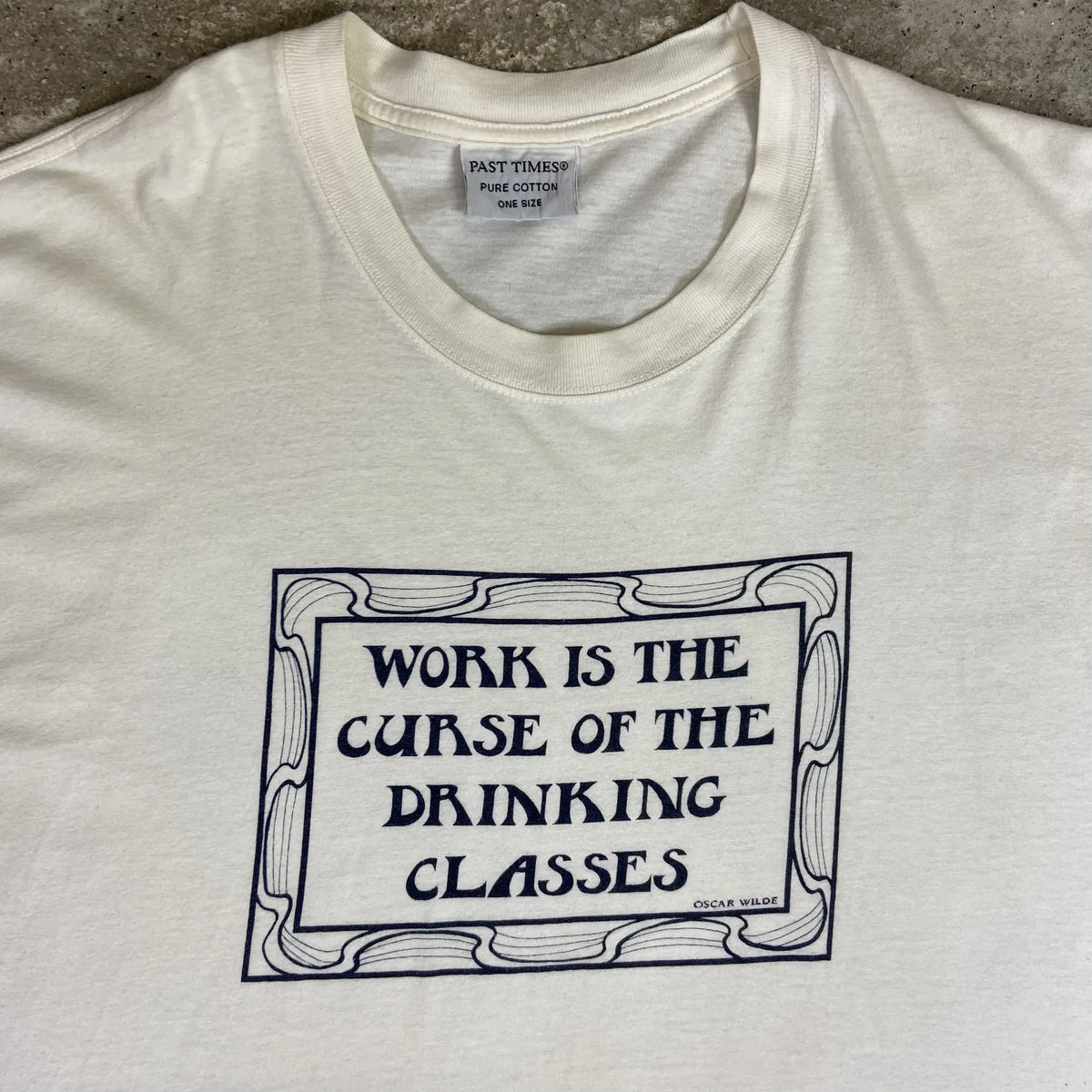 1980s OSCAR WILDE - SINGLE STITCHED TEE