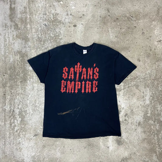 SATANS EMPIRE 2000s FADED TEE