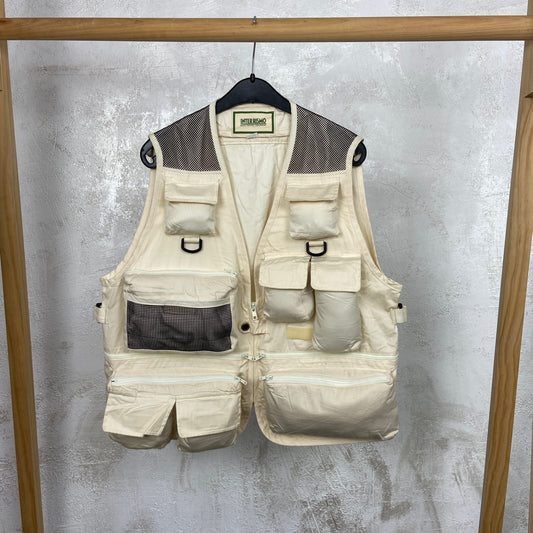 1980s MIZUNO JAPANESE MULTIPOCKET BONDAGE CARGO VEST
